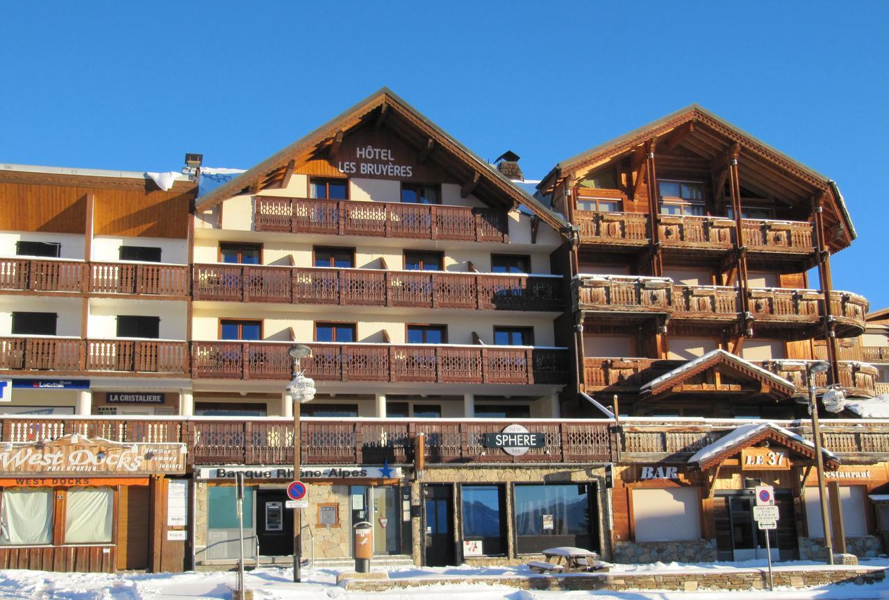 Hotel Les Bruyeres Alpe d'Huez Екстер'єр фото